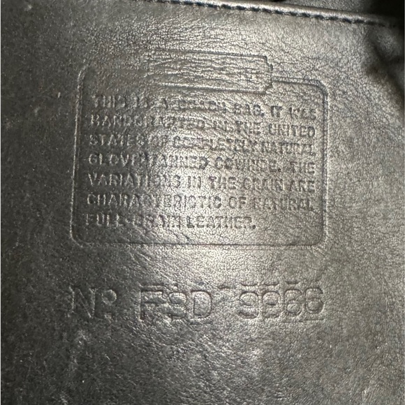 ❤️SOLD❤️Vintage Coach Black Legacy Zip Bag #9966 - Picture 8 of 10